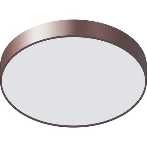 Italux Orbital - Plafonnier moderne à LED, café, blanc chaud 3000K 1800lm (1/3)