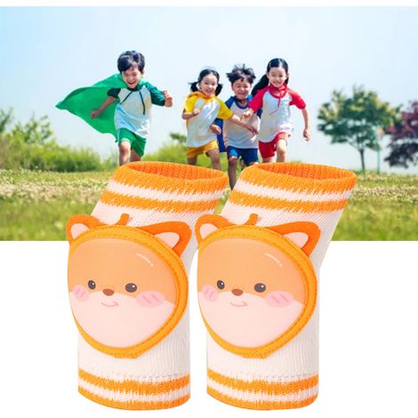 Paar dünne, atmungsaktive Kinder-Knieschoner mit Cartoon-Motiven, schützende Knieschoner für Kinder von 0 bis 4 Jahren, Shiba Inu. (1/5)