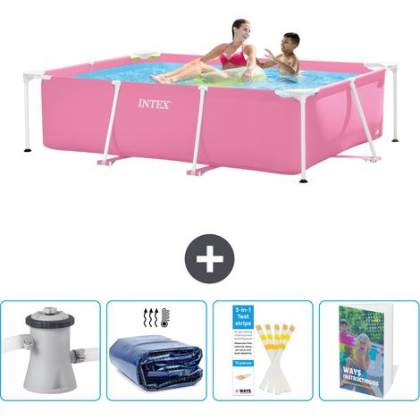 Intex Piscine Tubulaire Rectangulaire - 220x150x60 cm - 5-pièces SCB129 (1/5)