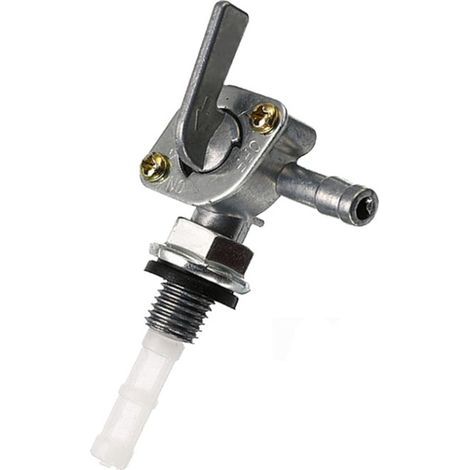 Robinet De Carburant - Alliage D'aluminium - Filetage Externe 9 5 Mm - Avec Cuve À Filtre - Pour Générateur Et Moteur - 2 Pièces (1/4)