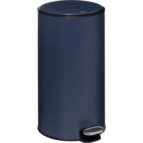 Mülleimer aus metall 30l delta petrolblau - 5five