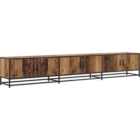 TV Units 2 pcs Old Wood 240 x 35 x 41 cm Engineered wood vidaXL
