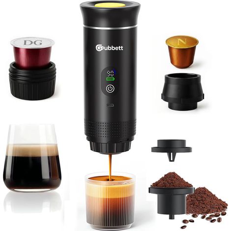 Machine à Cafe Portable, Convient pour Maison, Pour Voyage,Camping,Voiture (1/5)