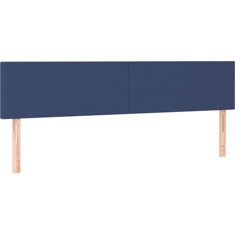 Maison Exclusive - Kopfteile Blau 180x5x78/88 cm Stoff