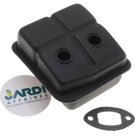 Pot d'échappement taille haies compatible avec Stihl HS81 et HS86 remplace 4237 140 0600 (1/3)