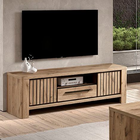 Grand meuble TV industriel 170cm SANTORINI (1/5)