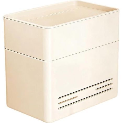 Support de siège toilette, sans perçage requis, porte-papier (1/2)