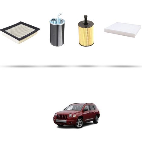 Kit tagliando 4 filtri compatibile con Jeep Compass 2.0 CDR 88kw dal 2006 (1/5)