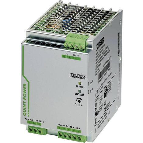[NEUWERTIG] B-Ware Phoenix Contact QUINT-PS/1AC/12DC/20 Hutschienen-Netzteil (DIN-Rail) 12 V/DC (1/2)