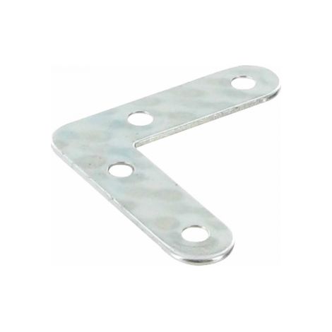 10 pezzi PIASTRA ANGOLO DI RINFORZO PIANA 6X6 cm (60x60 mm) PIASTRINA STAFFA