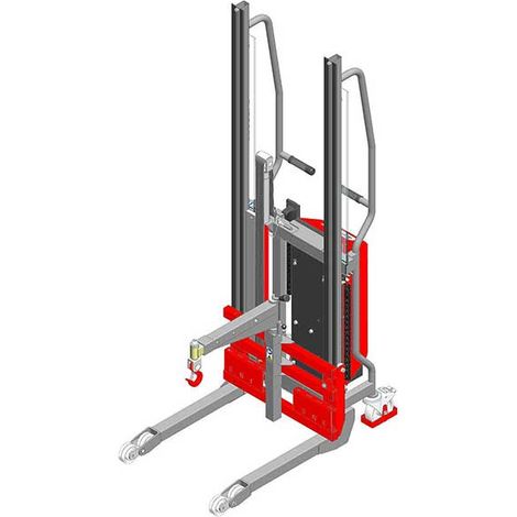 Lève charge semi électrique avec potence de levage - Capacité 150kg - Hauteur max 1400mm - 8291000010