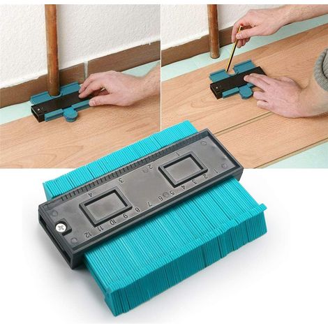 Taglierina per contorni in plastica, duplicatore di profili per tubi in plastica, duplicatore di profili in ABS, tubi a spirale, telai rotondi (verde) (S) (1/5)