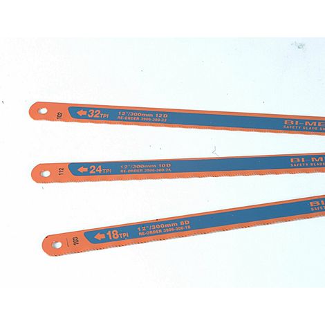 Bahco Handheld Metal Cutting Blade 3906-300-3P for Manual Sawing