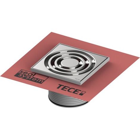 TECE 3660021 Cadre de grille TECEdrainpoint S plastique, 150x150 (1/3)