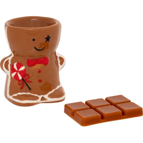 Bruciaprofumi gingerbread h.9cm in ceramica - Atmosphera créateur d'intérieur