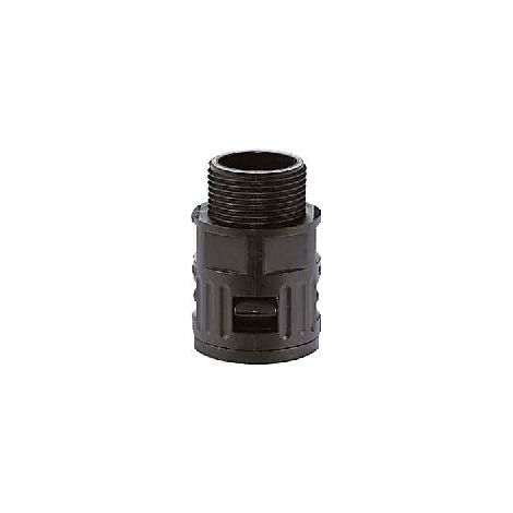 flexa Schnellverschraubung RQG1-M AD28,5/M25 schwarz IP66 gerade 25 Stk (1/2)