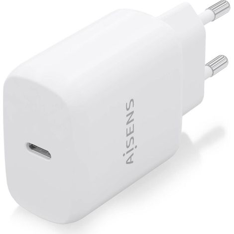 Cargador de Pared Aisens A110-0756/ 1xUSB Tipo-C/ 25W