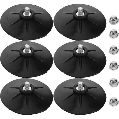 Lot de 6 ventouses de rechange pour sac de frappe, support robuste, ventouse pour sac de boxe de bureau.