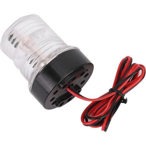 Feu de navigation LED 360° pour bateau, yacht et marine, lumière jaune 12V, visibilité totale (1/5)