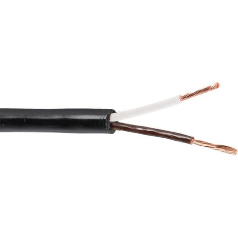 Cavo LI12Y11Y 2x0,5 mmq est. nero