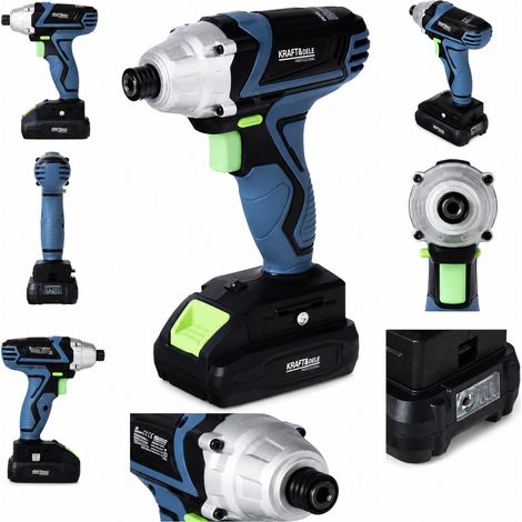 Llave de impacto inalámbrica de 21 V con maletín de transporte Kraft&Dele (1/5)