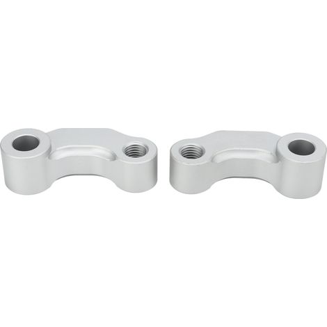 Support rétroviseur moto 2 pièces, prolongateur support latéral remplacement pour SUZUKI V-Strom DL650 2017-2022, fixation miroir argent, kit accessoire guidon (1/5)