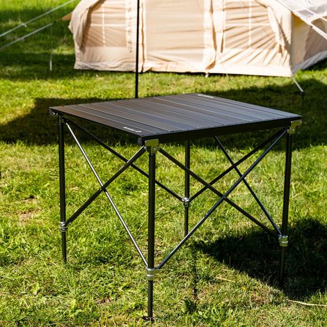 Campingtisch klappbar aus Aluminium 72x65x51 cm