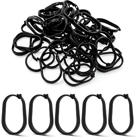 50pcs Curtain Rings, Curtain Rings, Shower Curtain Rings, Curtain Rings (1/5)