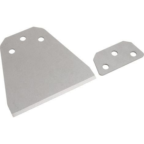 Lame de perceuse à percussion SDS ultra-mince de 5 pouces avec tige ronde, burin de sol à deux cavités et deux rainures. (1/5)
