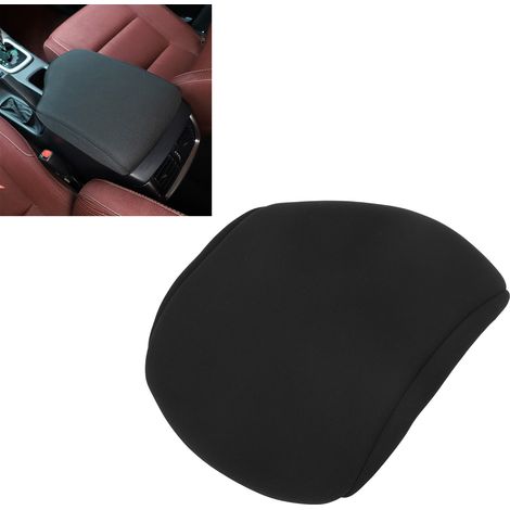 Housse de protection pour accoudoir (tissu), entièrement noire, compatible avec Toyota Hilux (OC08073) (1/5)