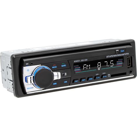Autoradio DIN avec lecteur DVD CD MP3 USB/SD/FM/AUX-IN et écran LCD intégré