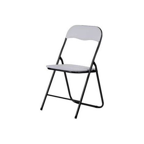 SEDIA PIEGHEVOLE POLO NERO/BIANCO - 6 pezzi