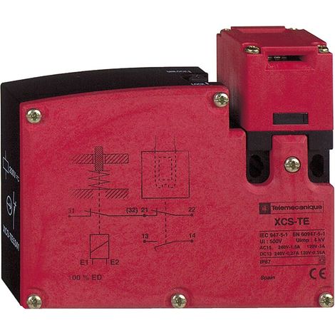 Telemechanical Sensors XCSTE5311 Preventa XCS-TE - plastic security lock inter. of position - 1O+1F 24V - 2xPg11