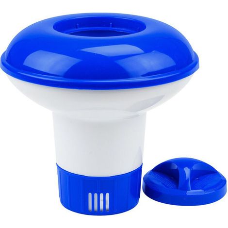 Distributeur de chlore flottant pour piscines, distributeur de pastilles ou de granulés de chlore, diffuseur de chlore (1/5)