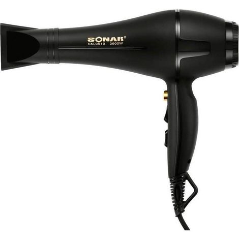 ASCIUGACAPELLI PROFESSIONALE POTENTE PHON CAPELLI LISCI SN-9910 2 VELOCITA