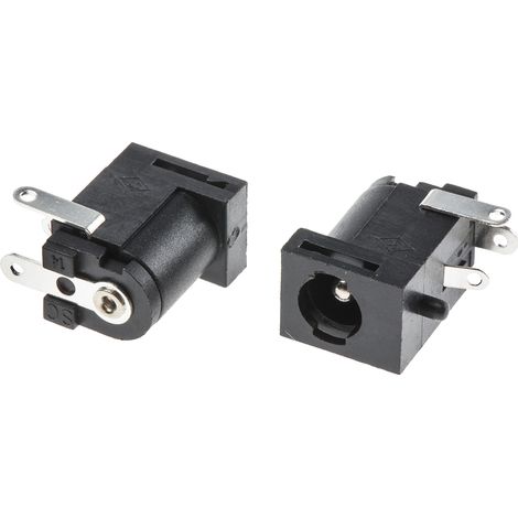 Prise d'alimentation CC, 2.0A, Montage panneau, 16,0 V, 15.2mm