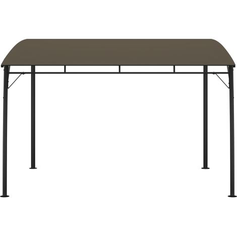 Sonnenschutz-Vordach Garten 3x3x2,55 m Taupe
