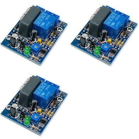 3 modules de relais temporisé réglables 220 V CA (0-10 minutes) (1/2)