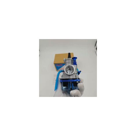 Carburateur S-giant PWK28 30/32/34 mm avec boîtier transparent bleu - Pièce de moto