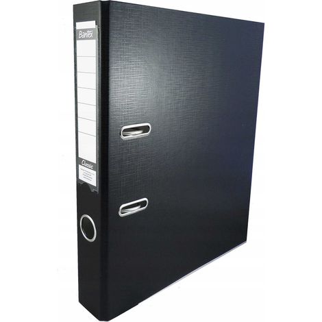 Klassischer A4-/50-mm-Ordner, schwarz – BANTEX (1/2)