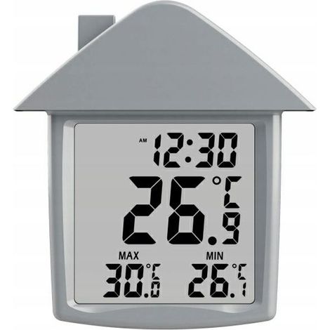 Thermomètre électronique Terdens écran LCD extérieur