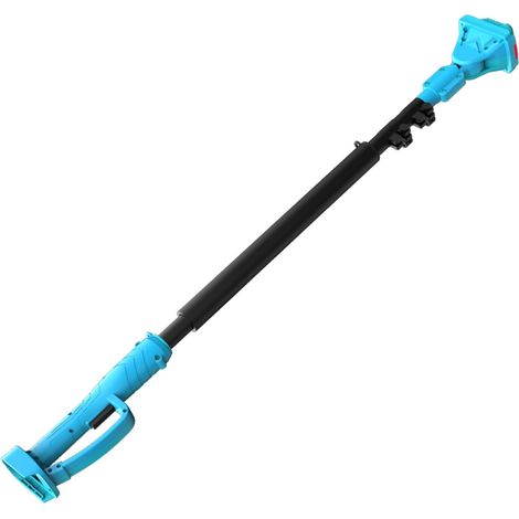 Tige télescopique pour cisailles à branches et scies électriques sur batterie – 1,2–2,5 m extensible, tête orientable à 90°, hauteur de travail jusqu’à 4,6 m, compatible avec 18V (1/5)