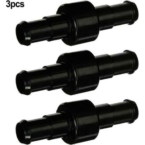 D20 Lot de 3 Raccords Rotatifs pour Tuyau D'arrosage avec 6 Embouts D15 Compatibles avec Zodiac Polaris 180 280 380 Robot Nettoyeur Piscine noir (1/5)
