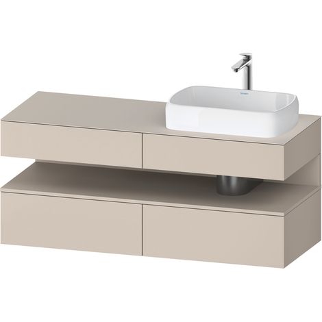 Duravit Collection One Meuble sous-vasque sur console, 2 tiroirs,