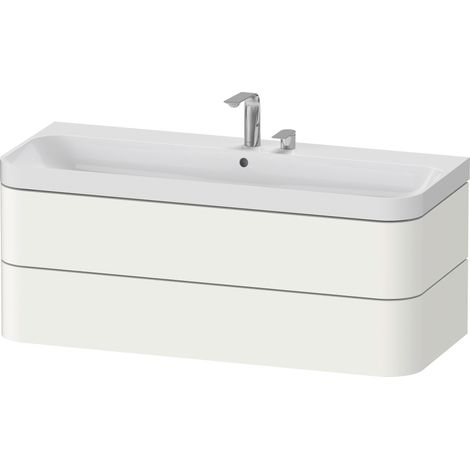 Set c-bonded Duravit Happy D.2 Plus suspendido, 1175x490mm, 2