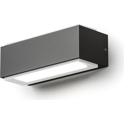 Applique esterni gea led ges960c led ip65 3000k biemissione alluminio moderno