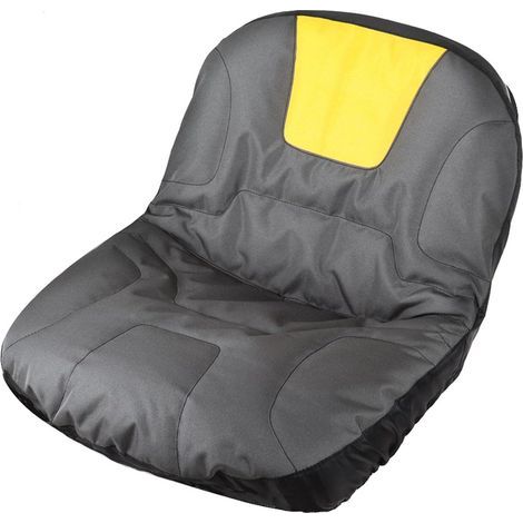 1 Sitzbezug, 600D Oxford-Gewebe, atmungsaktives Netzgewebe, rutschfest, mit Taschen, für Aufsitzrasenmäher (1/5)