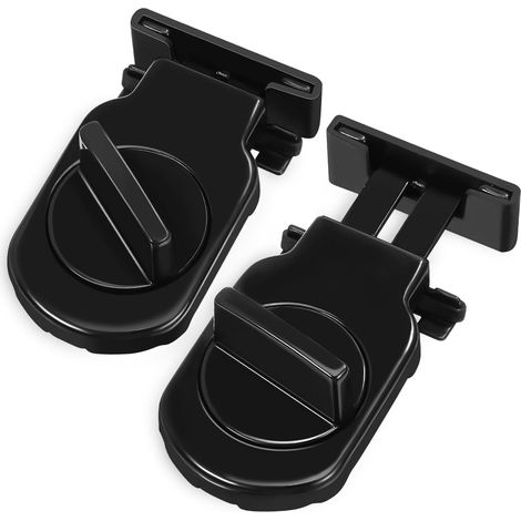 1 Jeu Verrous De Fenêtre Coulissante Verrous De Réglables Pour Fenêtres Portes Accessoire De Quincaillerie Pour Renforcée À Domicile 2 Pièces (1/5)