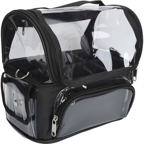 Sac de rangement pour outils de coiffure - Design visuel multifonctionnel - Grande capacité - Sac de transport pour divers outils de coupe de cheveux (1/5)