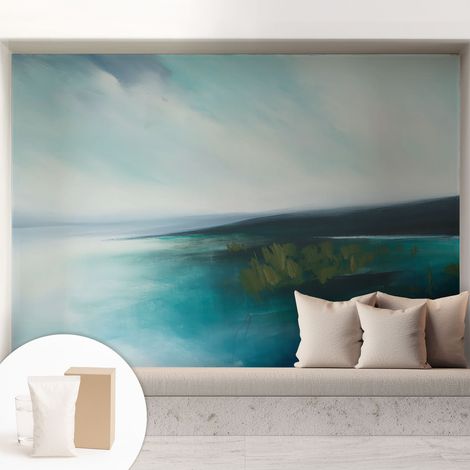 Tapete Vliestapete mit Kleber - Fototapete mit Motiv - Wandtapete modern - Wandgestaltung Wasserschönheit 208x146 cm (1/5)